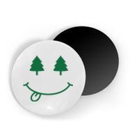 Christmas Smiley Holiday Magnet