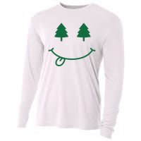 Christmas Smiley Holiday Cooling Performance Long Sleeve Crew