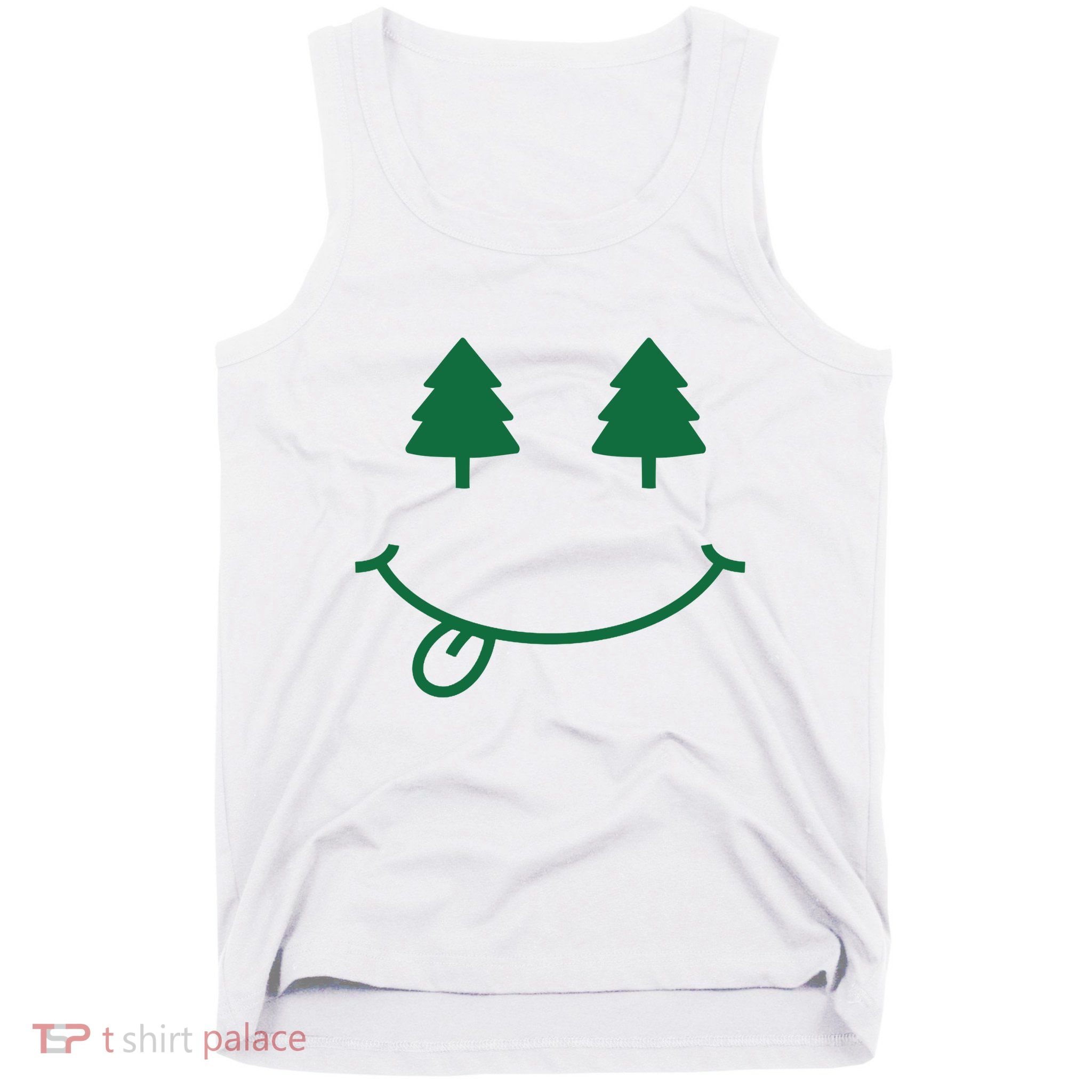 Christmas Smiley Holiday Tank Top