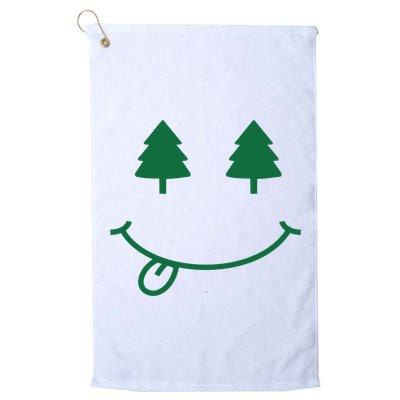 Christmas Smiley Holiday Golf Towel