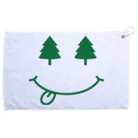 Christmas Smiley Holiday Grommeted Golf Towel