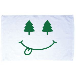 Christmas Smiley Holiday Microfiber Hand Towel