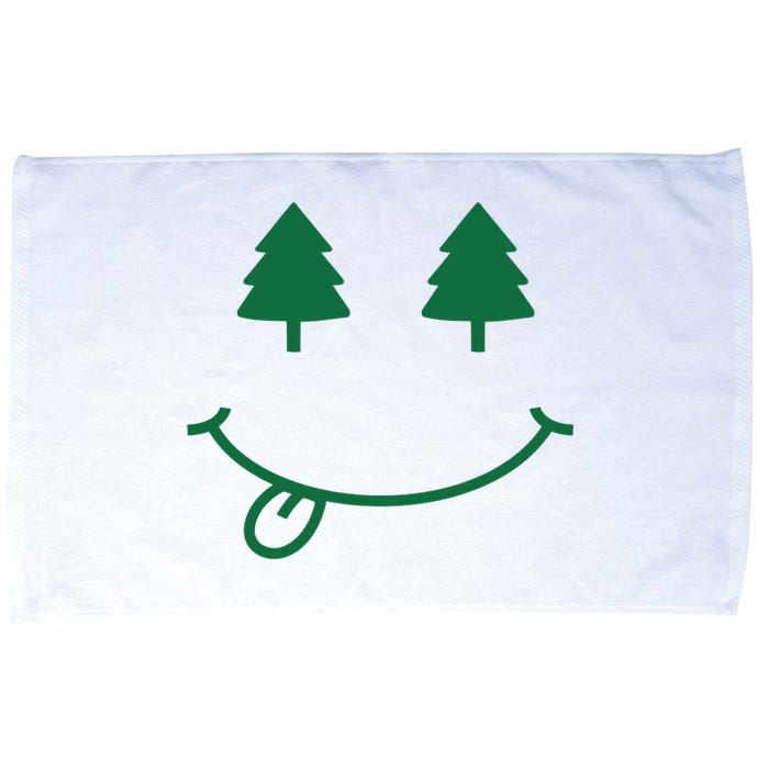 Christmas Smiley Holiday Microfiber Hand Towel