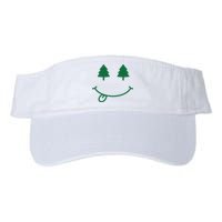 Christmas Smiley Holiday Valucap Bio-Washed Visor