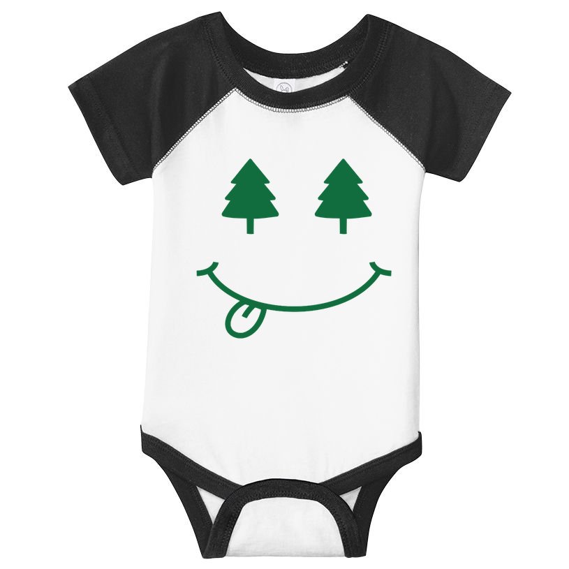 Christmas Smiley Holiday Infant Baby Jersey Bodysuit
