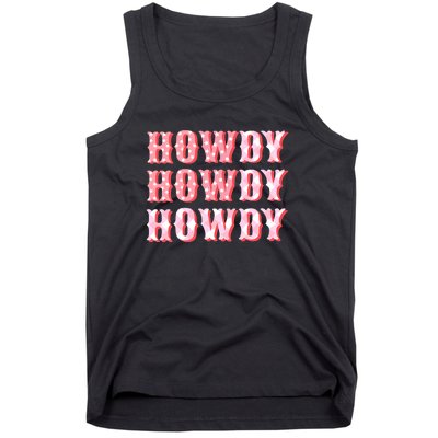 Cowgirl Shirt Howdy Howdy Tank Top