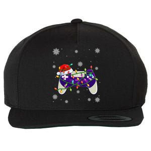 Christmas Santa Hat Video Gamer Controller Xmas Cute Gift Wool Snapback Cap