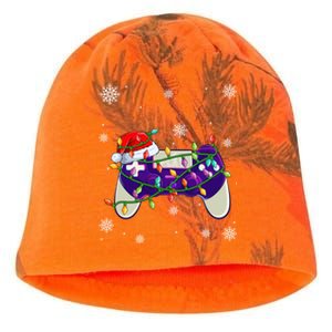 Christmas Santa Hat Video Gamer Controller Xmas Cute Gift Kati - Camo Knit Beanie