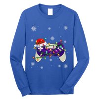 Christmas Santa Hat Video Gamer Controller Xmas Cute Gift Long Sleeve Shirt