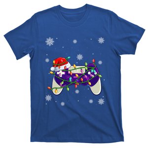 Christmas Santa Hat Video Gamer Controller Xmas Cute Gift T-Shirt