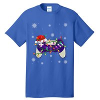 Christmas Santa Hat Video Gamer Controller Xmas Cute Gift Tall T-Shirt