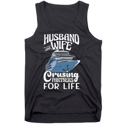 Cruise Ship Husband And Wife Cruising Partners For Life Tank Top