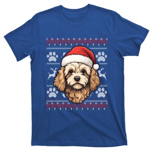 Cavapoo Santa Hat Christmas Funny Dog Mom Dad Gift T-Shirt