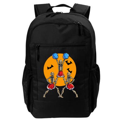 Cheerleading Skeleton Halloween Cheer Skeleton Cheerleader Backpack