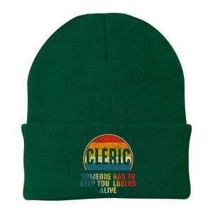 Cleric Someone Has To Keep You Losers Alive Knit Cap Winter Beanie