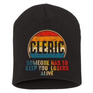 Cleric Someone Has To Keep You Losers Alive Short Acrylic Beanie