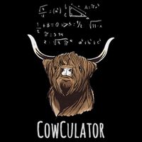 Cowculator Scottish Highland Cattle Animal Math Numbers Impact Tech Backpack