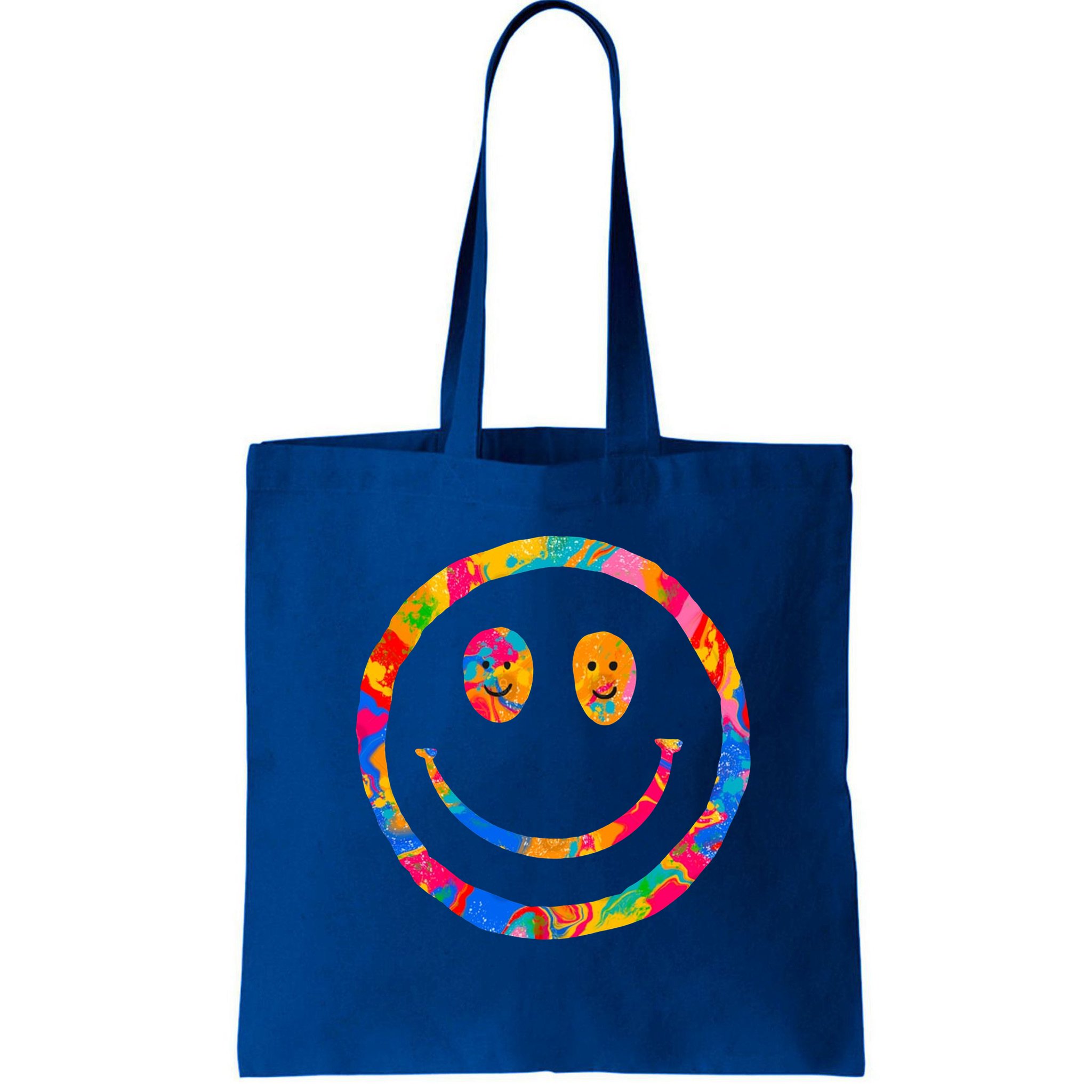 Colorful Super Happy Face Smiley Bag