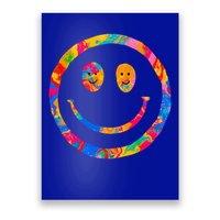 Colorful Super Happy Face Smiley Poster