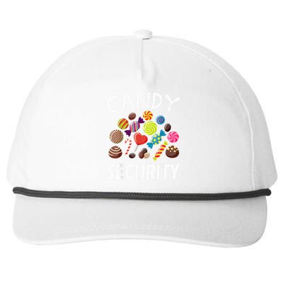 Candy Security Halloween Costume Party Snapback Five-Panel Rope Hat