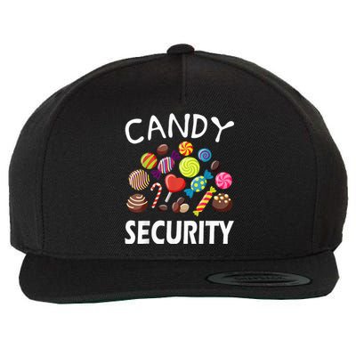 Candy Security Halloween Costume Party Wool Snapback Cap