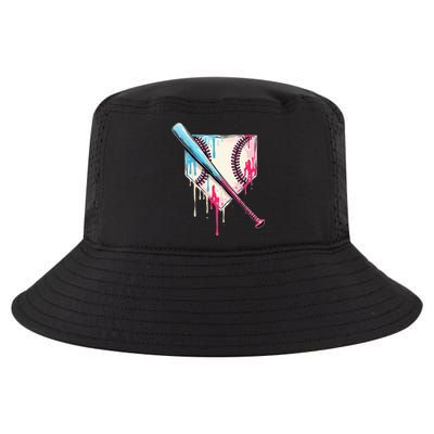 Cool Sport Home Plate Drip With Sprinkles Drip Cool Comfort Performance Bucket Hat