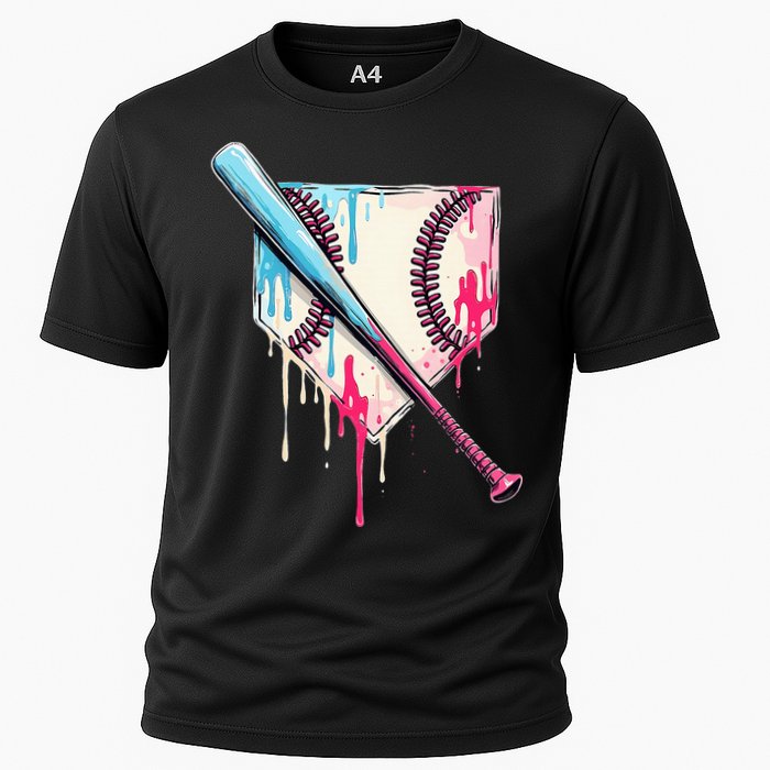 Cool Sport Home Plate Drip With Sprinkles Drip Cooling Performance Crew T-Shirt