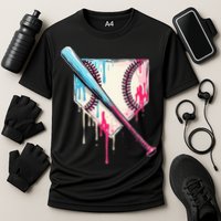 Cool Sport Home Plate Drip With Sprinkles Drip Cooling Performance Crew T-Shirt