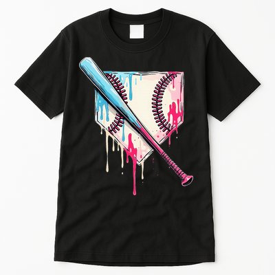 Cool Sport Home Plate Drip With Sprinkles Drip Tall T-Shirt