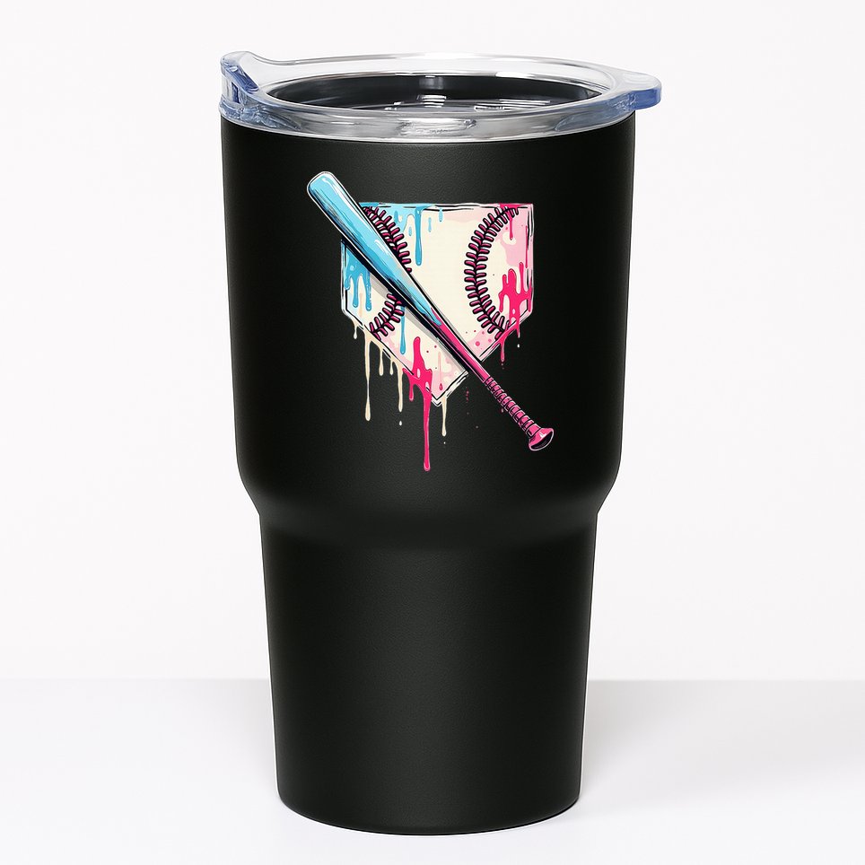 Cool Sport Home Plate Drip With Sprinkles Drip Tumbler