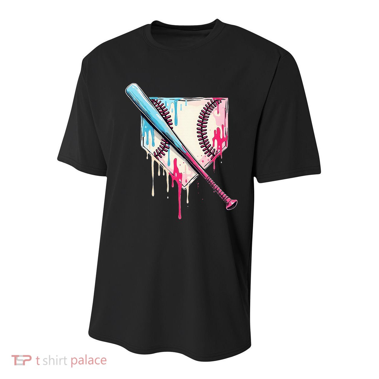 Cool Sport Home Plate Drip With Sprinkles Drip Youth Performance Sprint T-Shirt