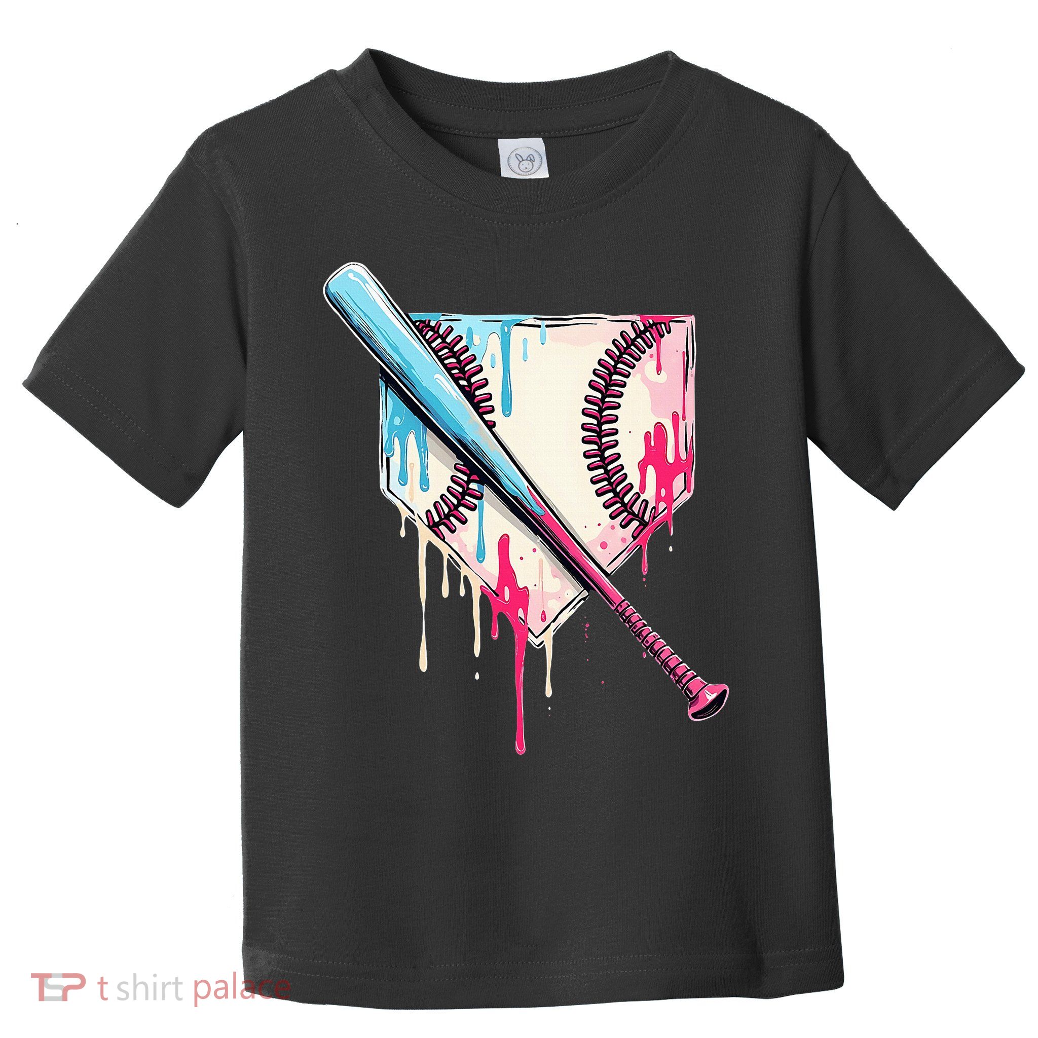 Cool Sport Home Plate Drip With Sprinkles Drip Toddler T-Shirt