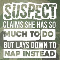 Claims She Has Too Much To Do Lays Down To Nap Instead  Funny Suspect Claims Legacy Tie Dye Trucker Hat