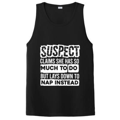 Claims She Has Too Much To Do Lays Down To Nap Instead  Funny Suspect Claims PosiCharge Competitor Tank