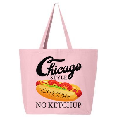 Chicago Style Hot Dog Summer 4th Of July No Ketchup Gift 25L Jumbo Tote