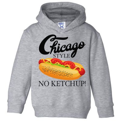Chicago Style Hot Dog Summer 4th Of July No Ketchup Gift Toddler Hoodie