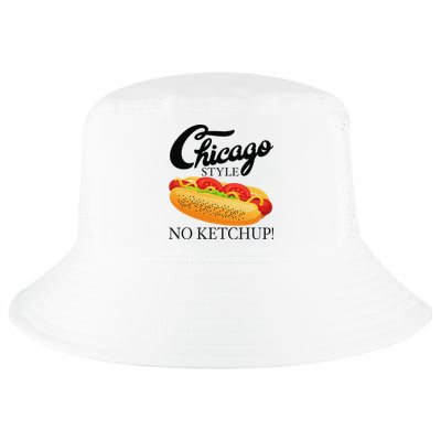 Chicago Style Hot Dog Summer 4th Of July No Ketchup Gift Cool Comfort Performance Bucket Hat