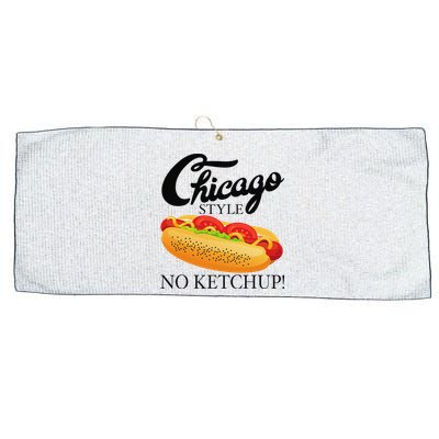 Chicago Style Hot Dog Summer 4th Of July No Ketchup Gift Large Microfiber Waffle Golf Towel