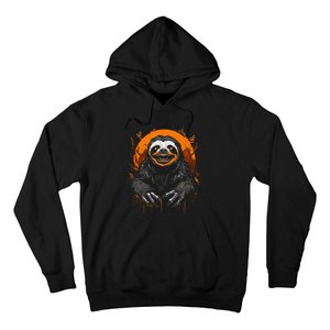 Cute Sloth Halloween Funny Halloween Sloth Gifts Graphic Tee Hoodie