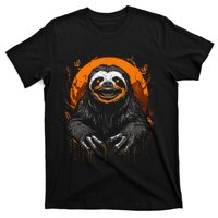 Cute Sloth Halloween Funny Halloween Sloth Gifts Graphic Tee T-Shirt