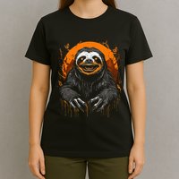 Cute Sloth Halloween Funny Halloween Sloth Gifts Graphic Tee T-Shirt
