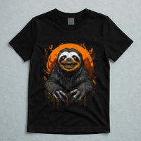 Cute Sloth Halloween Funny Halloween Sloth Gifts Graphic Tee T-Shirt