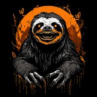 Cute Sloth Halloween Funny Halloween Sloth Gifts Graphic Tee T-Shirt