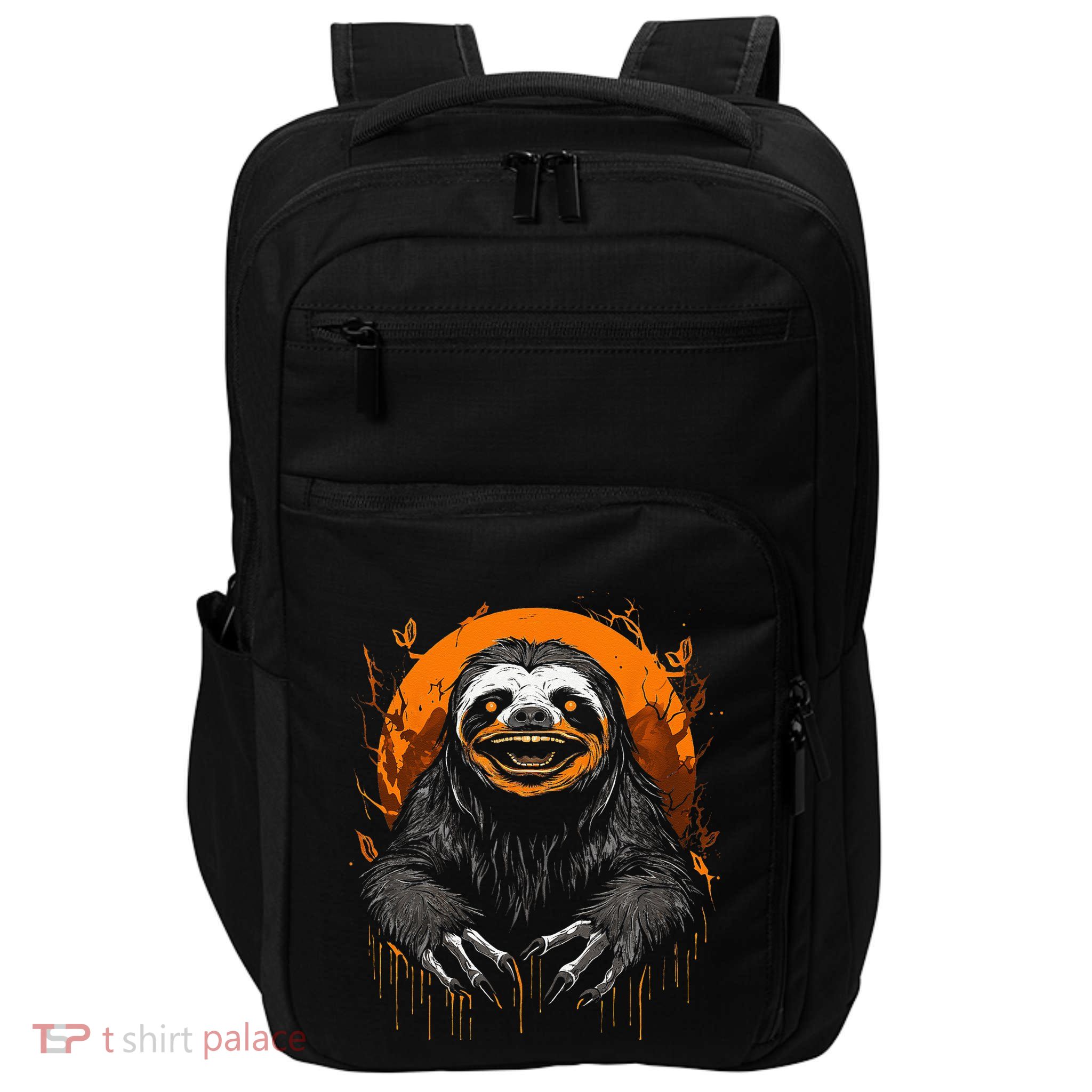 Cute Sloth Halloween Funny Halloween Sloth Gifts Graphic Tee Impact Tech Backpack