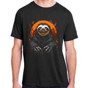 Cute Sloth Halloween Funny Halloween Sloth Gifts Graphic Tee Adult ChromaSoft Performance T-Shirt