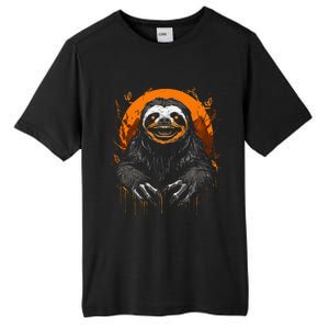 Cute Sloth Halloween Funny Halloween Sloth Gifts Graphic Tee Tall Fusion ChromaSoft Performance T-Shirt