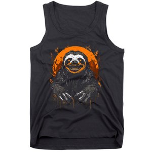 Cute Sloth Halloween Funny Halloween Sloth Gifts Graphic Tee Tank Top