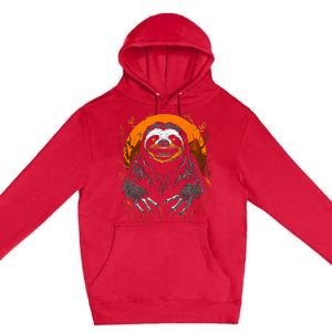 Cute Sloth Halloween Funny Halloween Sloth Gifts Graphic Tee Premium Pullover Hoodie