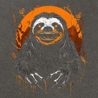 Cute Sloth Halloween Funny Halloween Sloth Gifts Graphic Tee Cotton Canvas Backpack