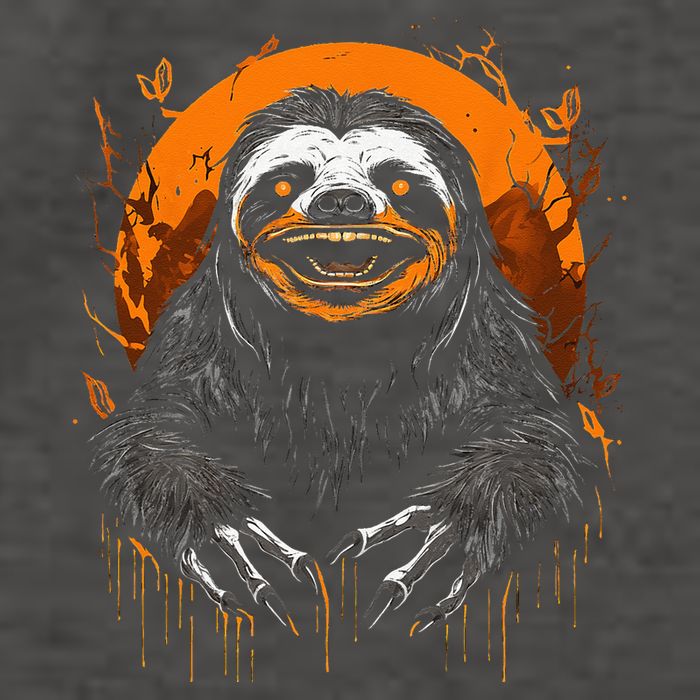 Cute Sloth Halloween Funny Halloween Sloth Gifts Graphic Tee Vector Backpack